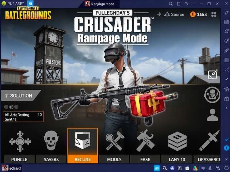 Intense Action in PUBG Crusader Rampage Mode PUBG Crusader Rampage Mode Gameplay